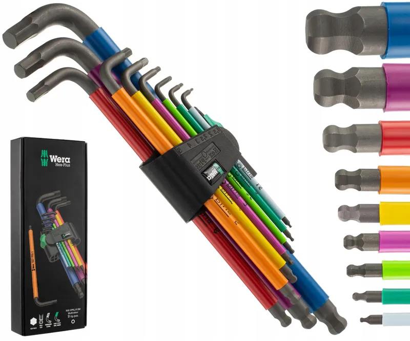 WERA 967 SPKL/9 Hoeksleutelset TORX BO 9-Delig BlackLaser — foto 9