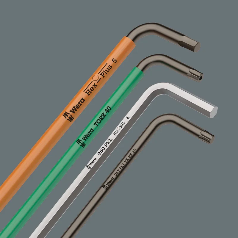 WERA 967 SPKL/9 Hoeksleutelset TORX BO 9-Delig BlackLaser — foto 7