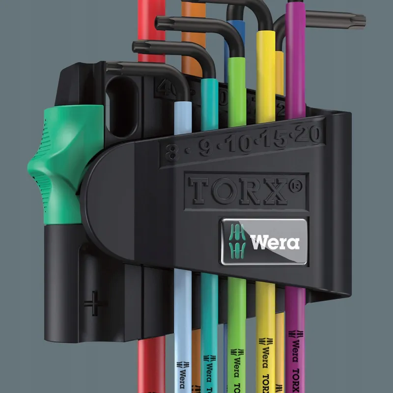 WERA 967 SPKL/9 Hoeksleutelset TORX BO 9-Delig BlackLaser — foto 4