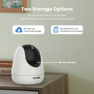 TENDA CP3 Binnencamera 1080p WiFi 360° 12m Bewegingsdetectie — miniatuur 9