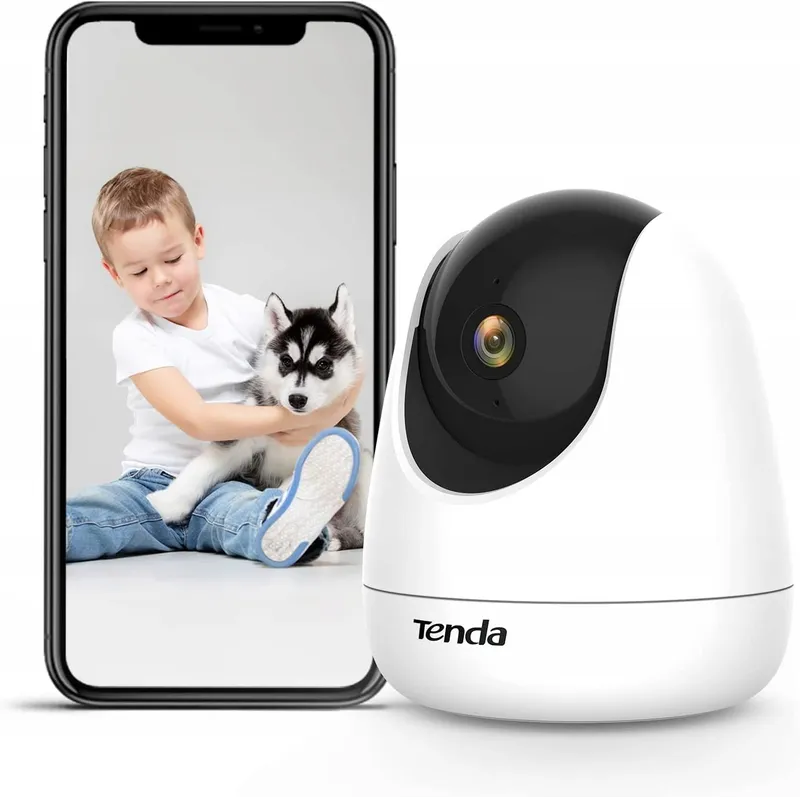 TENDA CP3 Binnencamera 1080p WiFi 360° 12m Bewegingsdetectie — foto 1