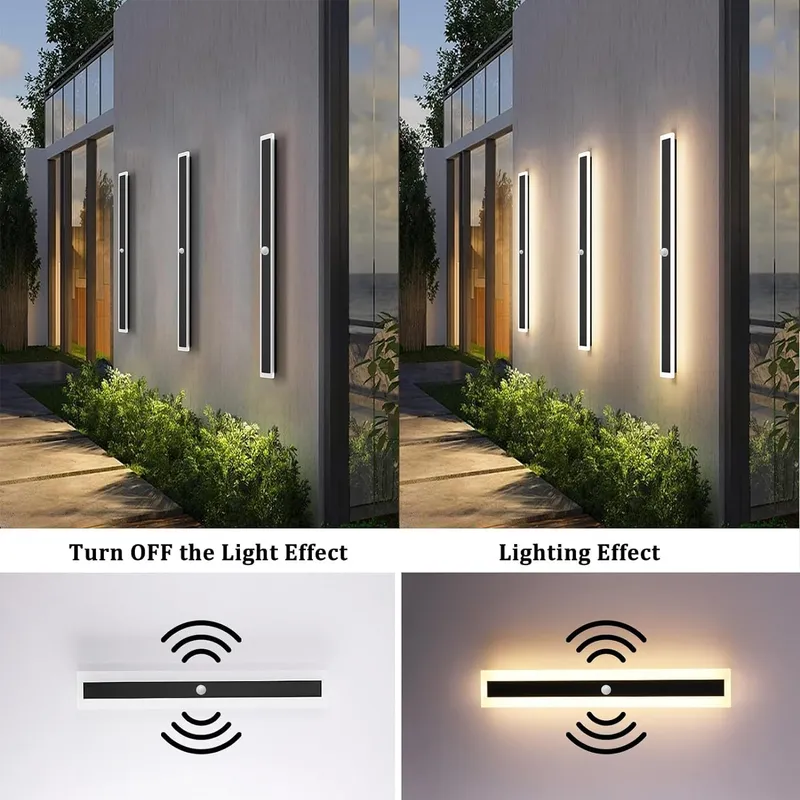 ANKBOY Moderne LED Wandlamp Bewegingsmelder IP65 Tuin 4500K — foto 6