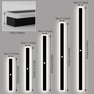 ANKBOY Moderne LED Wandlamp Bewegingsmelder IP65 Tuin 4500K — miniatuur 4