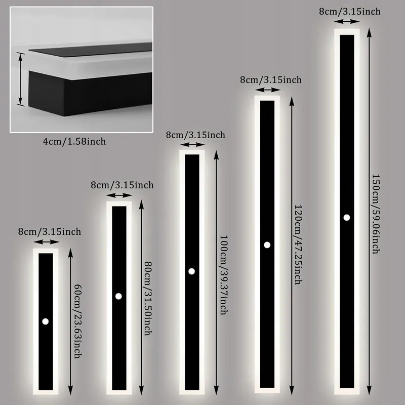 ANKBOY Moderne LED Wandlamp Bewegingsmelder IP65 Tuin 4500K — foto 4