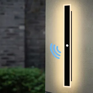ANKBOY Moderne LED Wandlamp Bewegingsmelder IP65 Tuin 4500K — miniatuur 1