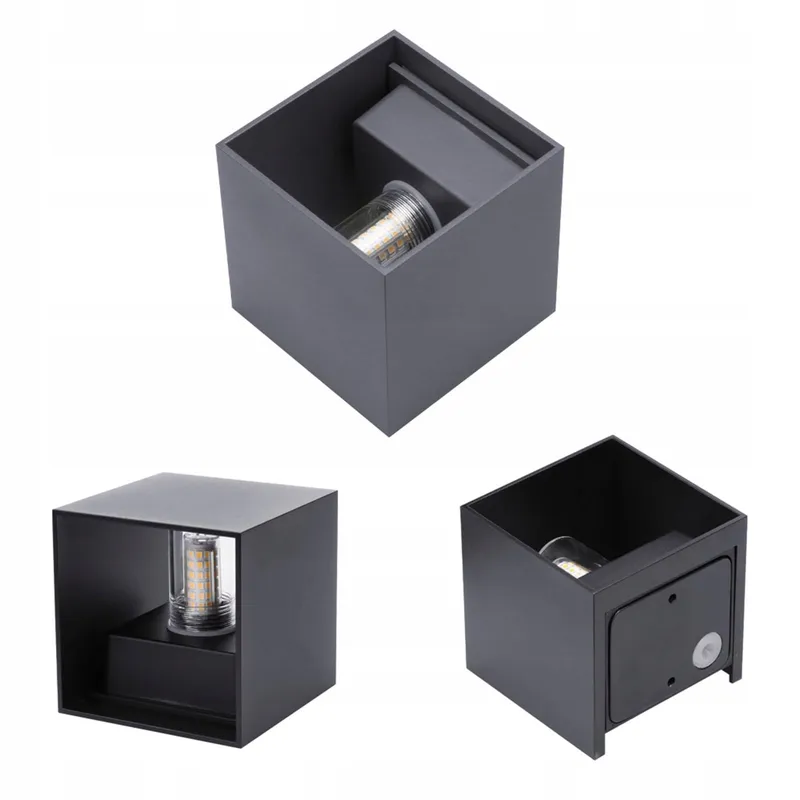 KLIGHTEN Set 4 Moderne Wandlampen Buiten IP54 9W 3000K — foto 3