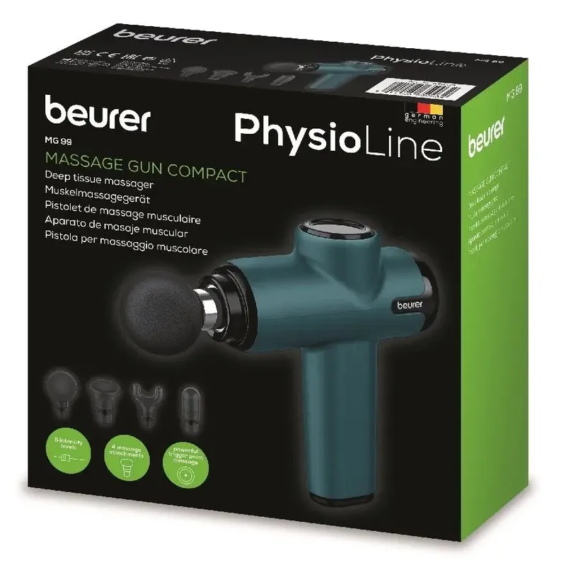 BEURER MG 99 Compact Massagepistool 5 Niveaus Accu — foto 12