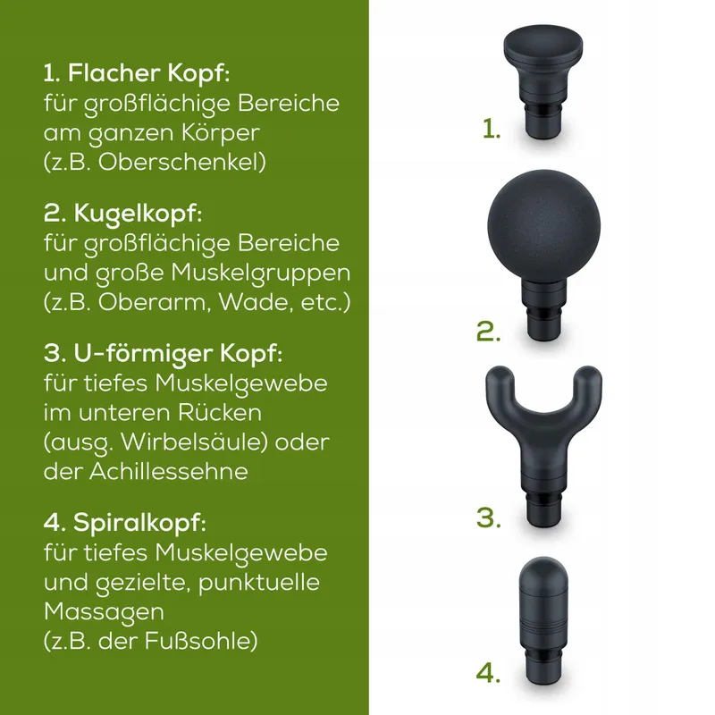 BEURER MG 99 Compact Massagepistool 5 Niveaus Accu — foto 5
