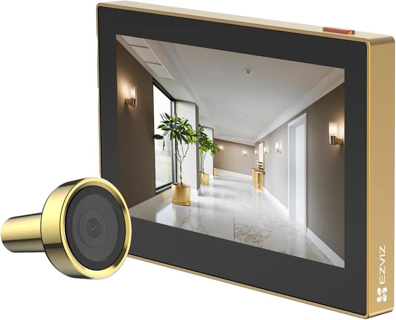EZVIZ CP2 Deurspion WLAN 4,3" Camera 2MP 146° 2200mAh Goud — foto 1