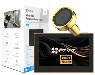 EZVIZ CP2 Deurspion WLAN 4,3" Camera 2MP 146° 2200mAh Goud — miniatuur 10