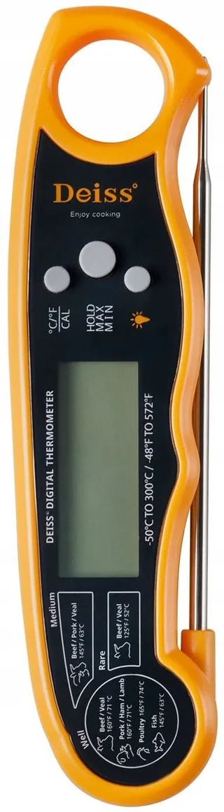 DEISS PRO Digitale Vleesthermometer Snel Precies Verlichting — miniatuur 10