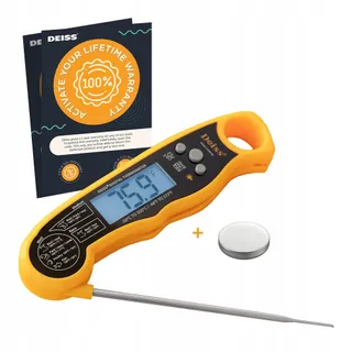 DEISS PRO Digitale Vleesthermometer Snel Precies Verlichting — miniatuur 1