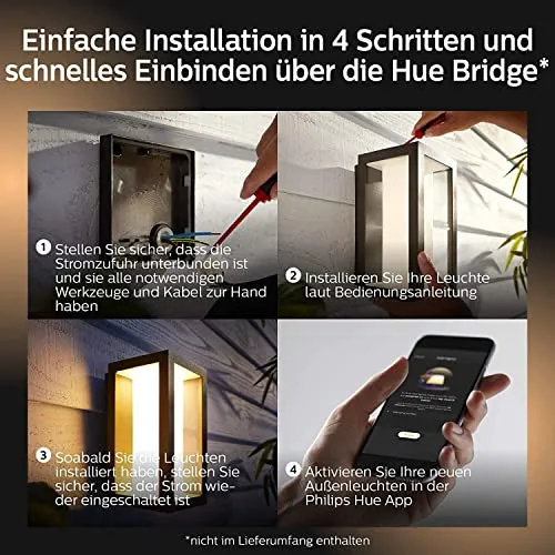 PHILIPS Hue Impress LED Buitenlamp 16 Miljoen Kleuren — foto 9
