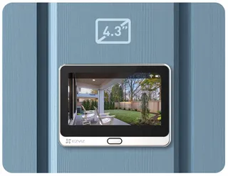 EZVIZ WLAN Deurbel 4600mAh 4,3 Inch Scherm 2MP Camera 155 PIR — miniatuur 15