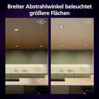 PHILIPS Hue Smart Slim Inbouwspots 3-pack 90mm Wit Kleur Bluetooth — miniatuur 3