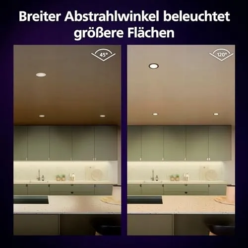 PHILIPS Hue Smart Slim Inbouwspots 3-pack 90mm Wit Kleur Bluetooth — foto 3