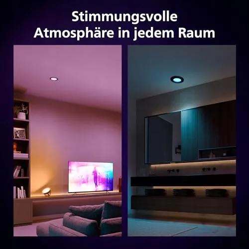 PHILIPS Hue Smart Slim Inbouwspots 3-pack 90mm Wit Kleur Bluetooth — foto 5