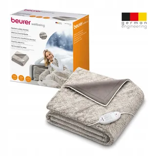 BEURER HD 75 Elektrische Deken 6 Standen Beige Bruin — miniatuur 9