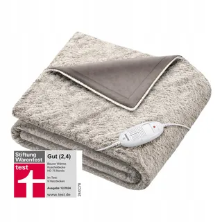 BEURER HD 75 Elektrische Deken 6 Standen Beige Bruin — miniatuur 2