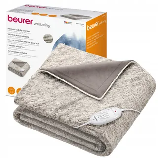 BEURER HD 75 Elektrische Deken 6 Standen Beige Bruin