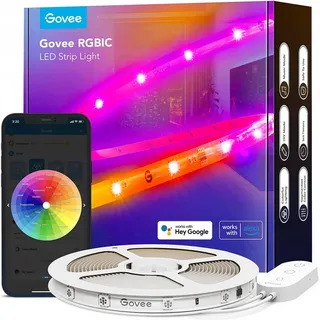 GOVEE RGBIC Pro 5m Smart LED Strip Met Alexa En Google Assistant