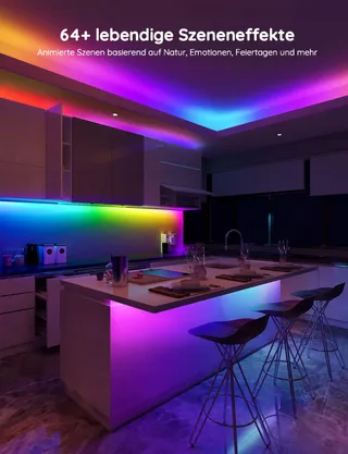 GOVEE RGBIC Pro 5m Smart LED Strip Met Alexa En Google Assistant — miniatuur 8