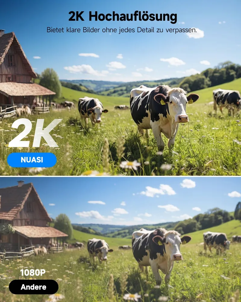 NUASI Buitencamera Solar 4G LTE 2K PTZ SIM 128GB IP66 — foto 5
