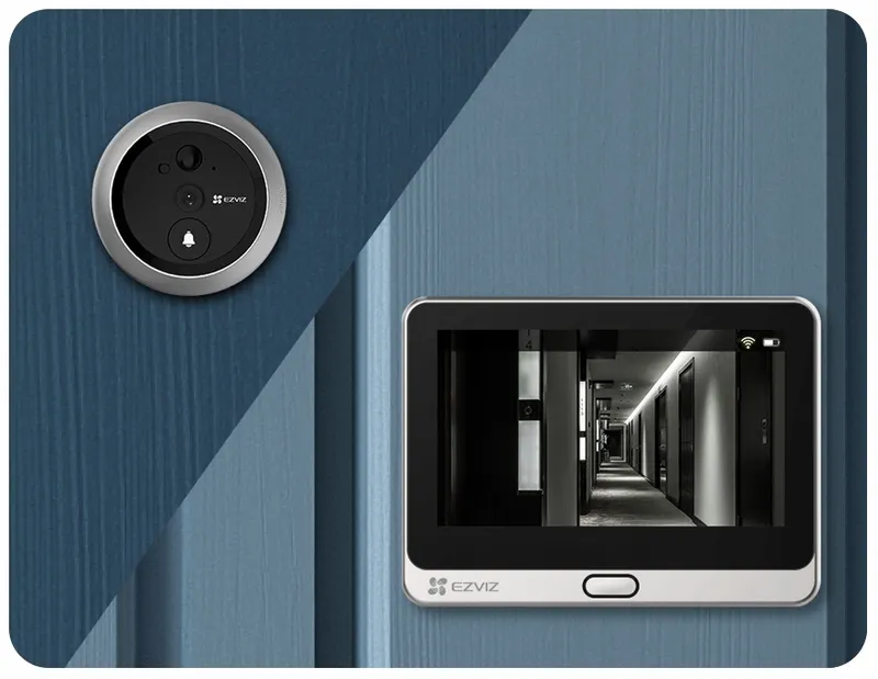 EZVIZ DP2C Video Deurbel 2MP 4,3" WiFi 155° Persoonsdetectie Audio — foto 9