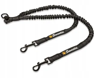 SWEETIE Hondenriem Splitter Dubbel Schokabsorberend Klein Middel — miniatuur 1