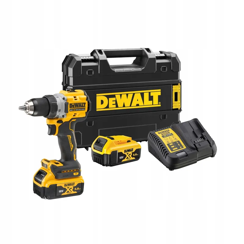 DEWALT DCD800P2T 18V Boormachine Borstelloos LED 2x5Ah — foto 2