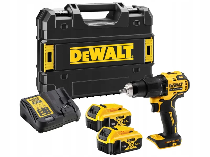DEWALT DCD800P2T 18V Boormachine Borstelloos LED 2x5Ah — foto 9
