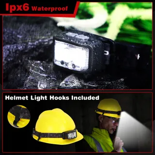 AAIZPLZ LED Hoofdlamp 2000 Lumen 16 Modi IPX6 Waterdicht — miniatuur 6