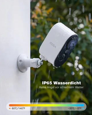 XEGA 3G/4G LTE Binnencamera 2K HD 6000mAh PIR Audio IP65 — miniatuur 7