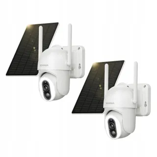 SEHMUA 2K Buitencamera Draadloos Accu en Zonne-energie — miniatuur 1