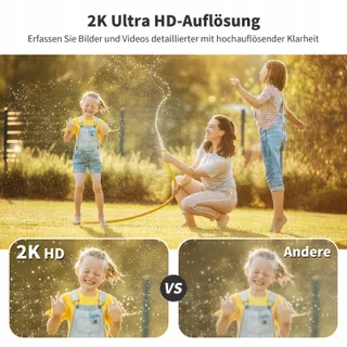 SEHMUA 2K Buitencamera Draadloos Accu en Zonne-energie — miniatuur 2