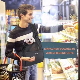 NASJAC Hondendraagtas Verstelbare Band Gaasstof Tot 3,5kg — miniatuur 7