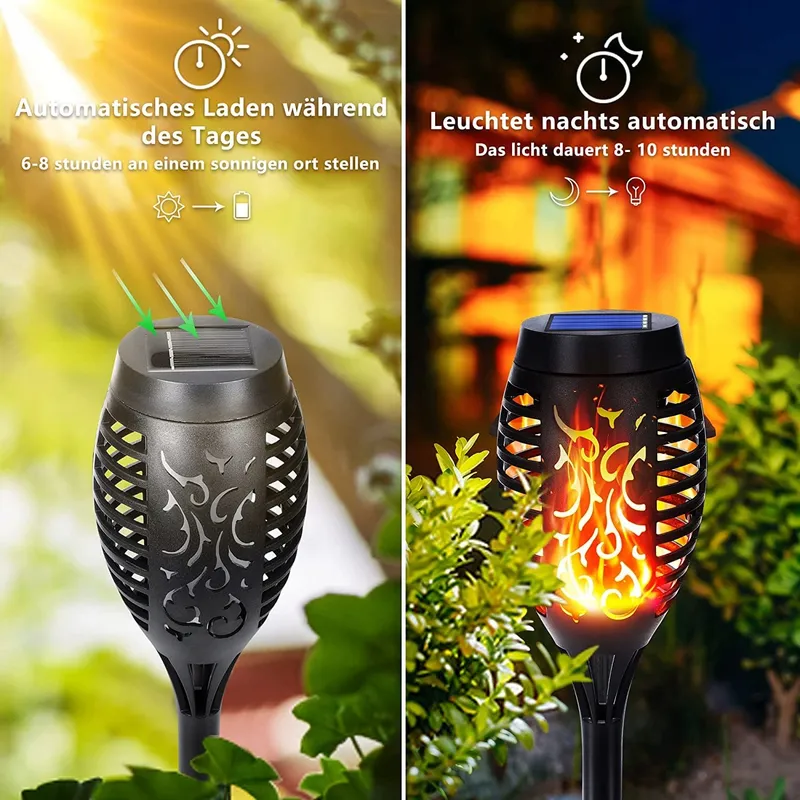 NEXVIN Solar Vlamlampen Tuin IP65 8 Stuks — foto 2