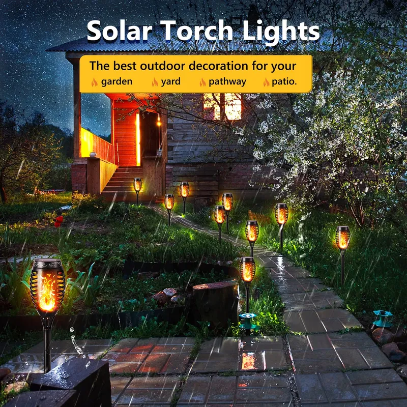 NEXVIN Solar Vlamlampen Tuin IP65 8 Stuks — foto 7