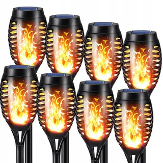 NEXVIN Solar Vlamlampen Tuin IP65 8 Stuks — miniatuur 1