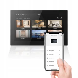 EZVIZ Slim Binnenscherm 7 Inch Touchscreen 4600mAh 2-weg Audio — miniatuur 1