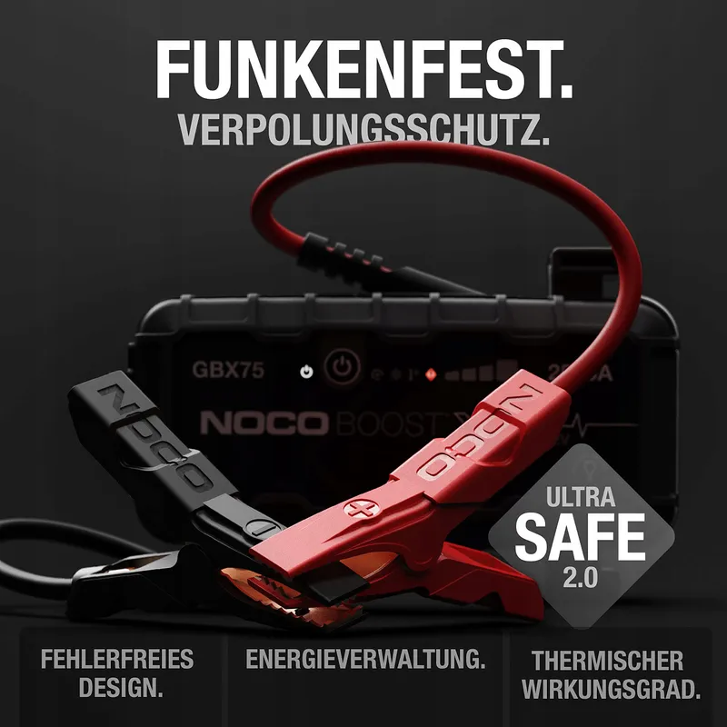 NOCO Boost X GBX75 2500A 12V Jumpstarter Powerbank Auto — foto 5