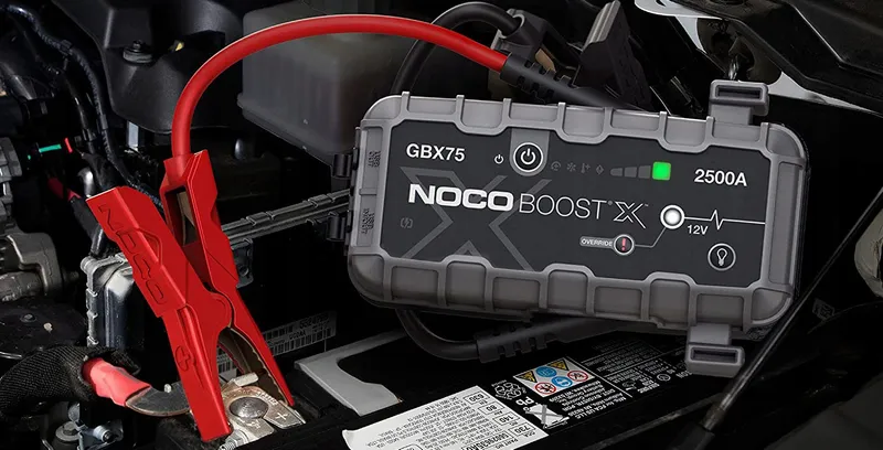 NOCO Boost X GBX75 2500A 12V Jumpstarter Powerbank Auto — foto 12