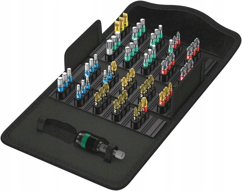 WERA Bit-Safe 61 BiTorsion Bitset 61-Delig Zwart Universeel — foto 1