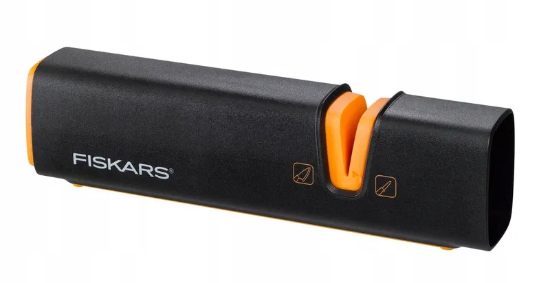 FISKARS Messenslijper Voor Stalen Messen Keramische Steen Zwart Oranje — foto 2