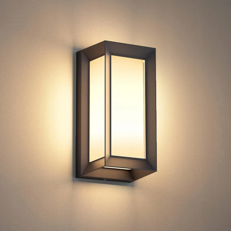 KLIGHTEN Moderne Buitenwandlamp E27 IP65 Zwart — foto 1