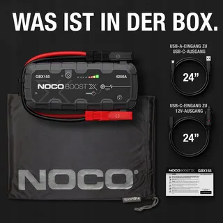 NOCO Boost X GBX155 4250A 12V Starthulp Powerbank 10L Benzine 8L Diesel — miniatuur 8