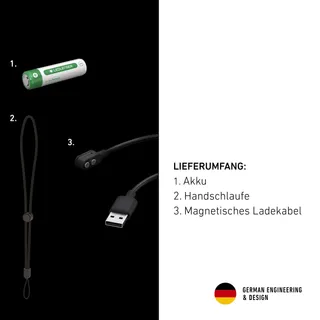 LEDLENSER P7R Core LED Zaklamp 1400 Lumen Oplaadbaar Waterdicht — miniatuur 6
