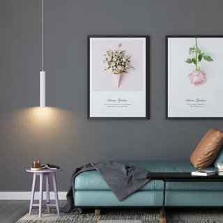 KLIGHTEN Hanglamp GU10 LED 5W 470LM Verstelbaar Wit 3000K 50cm — miniatuur 7