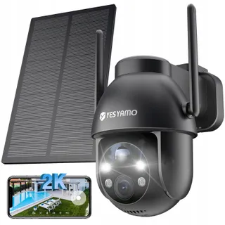 YESYAMO 2K Buitencamera 355°/90° Pan Tilt WiFi Kleurennachtzicht — miniatuur 1