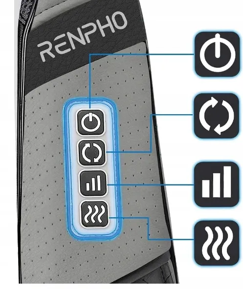 RENPHO Shiatsu Massageapparaat Nek Schouders Verwarming — foto 10